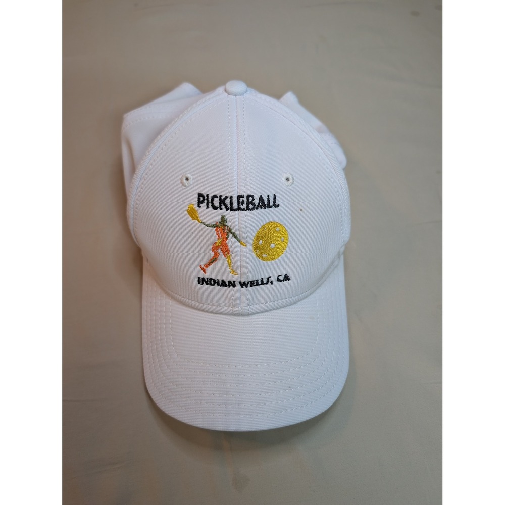 OTTO‎ Pickleball Indian Wells CA White Baseball Cap Hat Adjustable Strapback